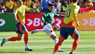 El joven jugador de Bolivia que ya es alabado en su país por hacerle gol a Colombia. Foto: Conmebol