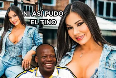 El Tino Asprilla definitivamente no pudo conquistar a Esperanza Gómez.