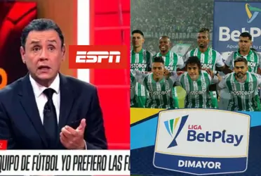 En ESPN Colombia se generó un debate donde salió a relucir lo que representa como referencia Atlético Nacional frente a otros equipos. 