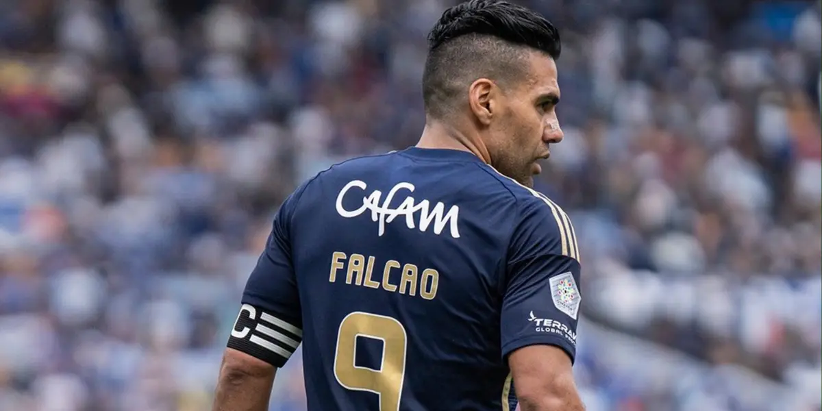 Falcao no juega ni hace goles, pero contenta a los hinchas con una simple frase