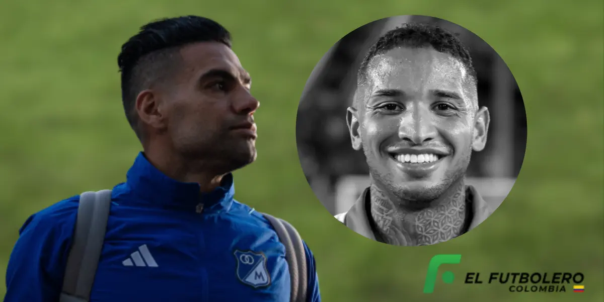 Falcao García y  Juan Izquierdo. Foto: redes de Millonarios y Falcao García.