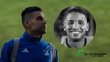 Falcao García y  Juan Izquierdo. Foto: redes de Millonarios y Falcao García.