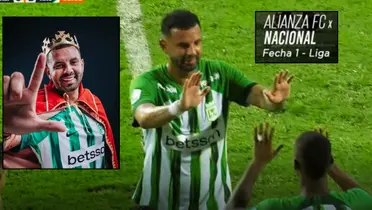 Foto: Alianza Lima Twitter / Captura de pantalla Win Sports / Atlético Nacional Twitter