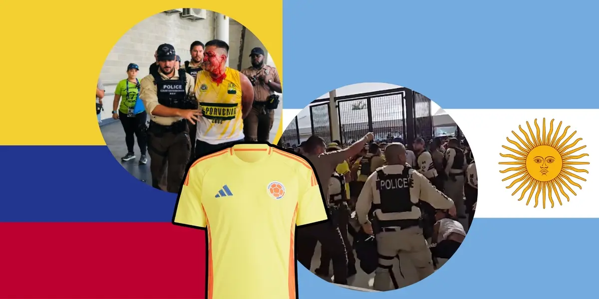 (VIDEO) Dijeron que habría seguridad, hinchas colombianos reciben el peor trato