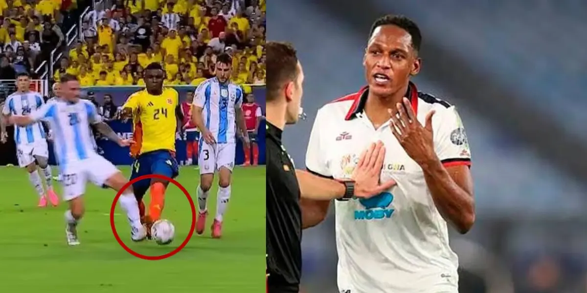 Yerry Mina reveló sí era o no penal contra Jhon Córdoba en la Final de la Copa América