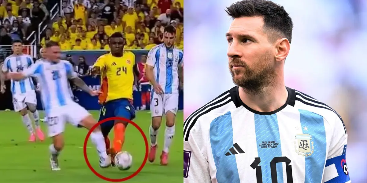 Messi dice “Insólito", pero se olvida de los 3 robos marcados en la final a Colombia