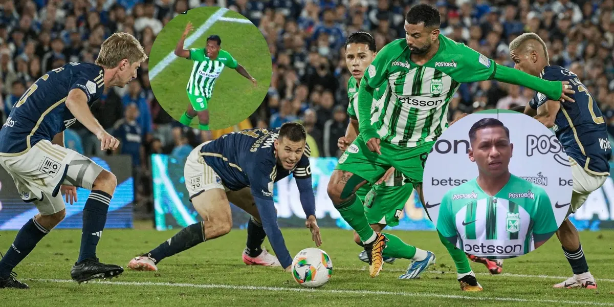 Foto: Captura de pantalla Locura Verdolaga Twitter / Atlético Nacional Twitter / Captura de pantalla Win Sports