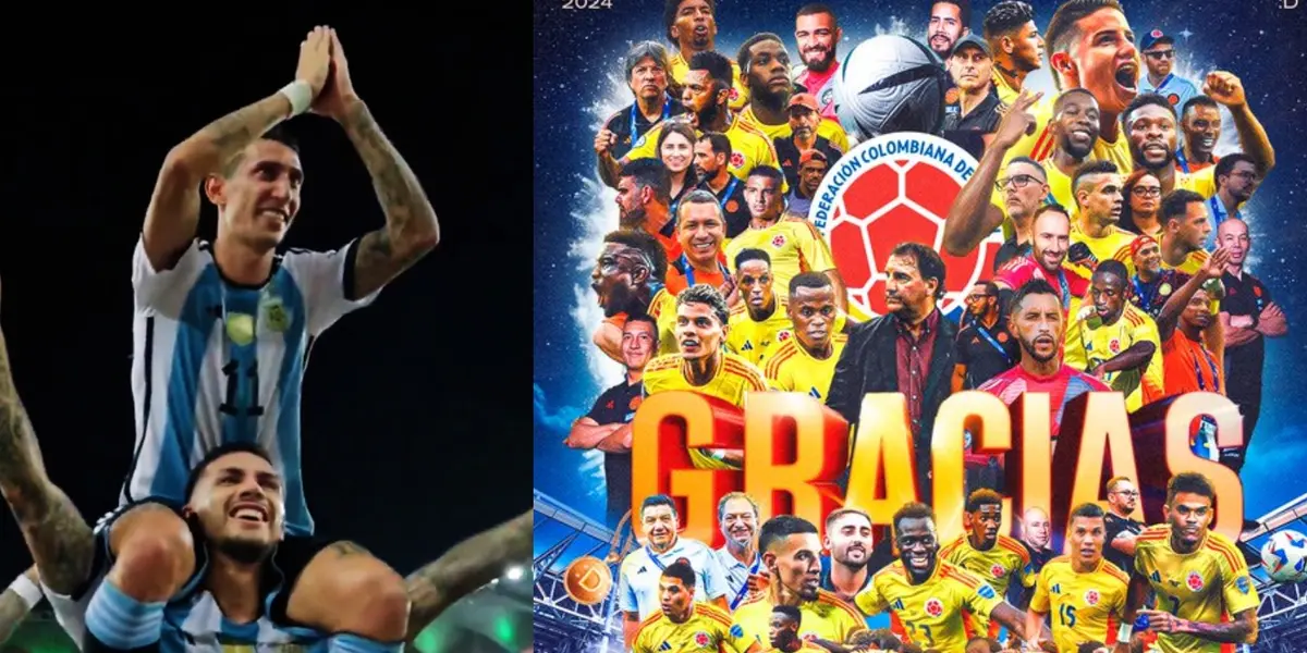 (VIDEO) El respetuoso gesto de Di María al ver a los jugadores de Colombia destrozados