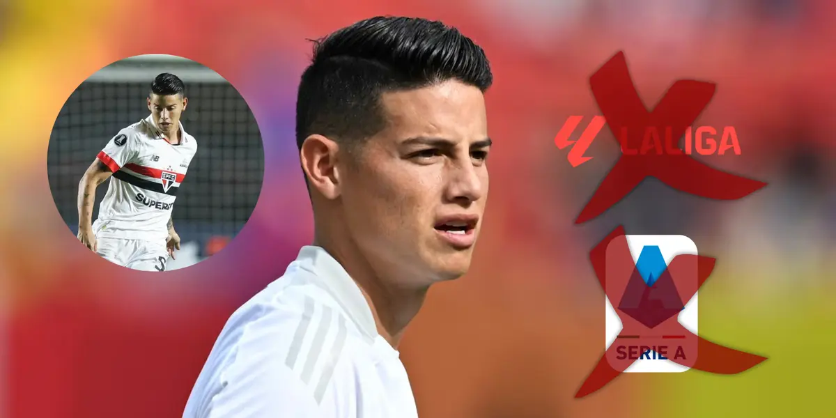 Ni España ni Italia, el sorpresivo destino que tienta a James Rodríguez donde un colombiano fue ídolo