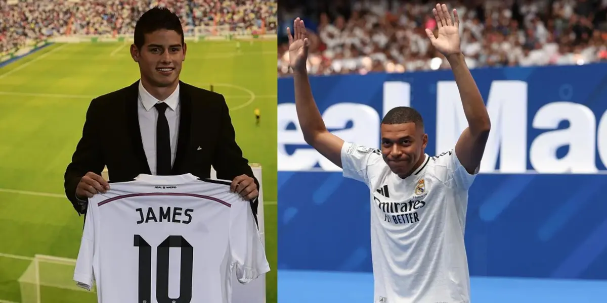 Ni James llegó a tanto, lo que hizo Mbappé en la presentación con Real Madrid