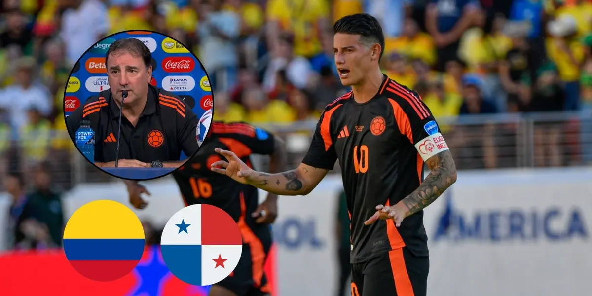 ¿James jugará contra Panamá? La respuesta de Néstor Lorenzo en la Selección Colombia