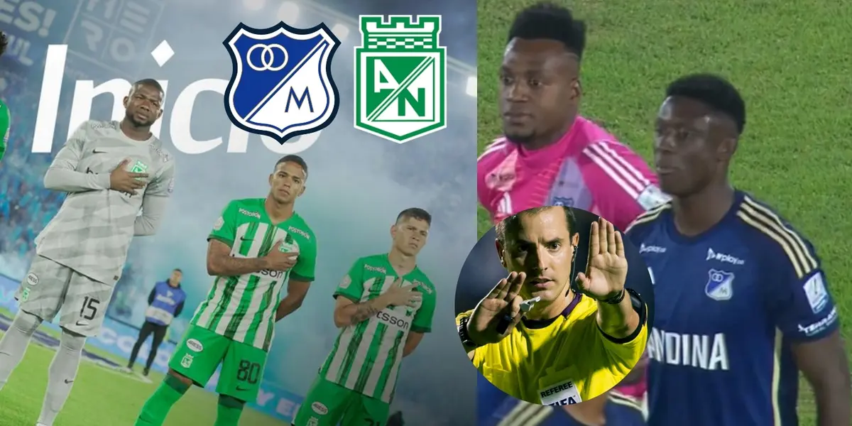 Foto: HSN / Captura de pantalla Win Sports / Atlético Nacional Twitter 