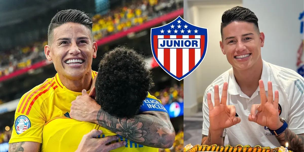 Junior FC no da su brazo a torcer y se filtró que harían para fichar a James Rodríguez