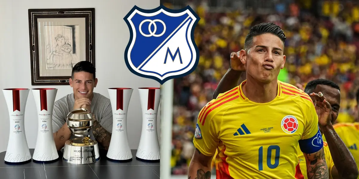 Sorpresa en Colombia, se reveló que haría Millonarios con el agente de James Rodríguez