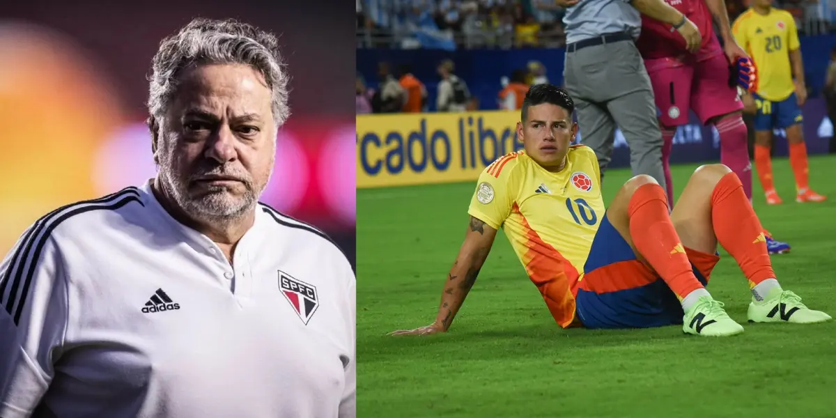 No se aguantó, el Presidente del São Paulo le lanzó unos sablazos a James Rodríguez