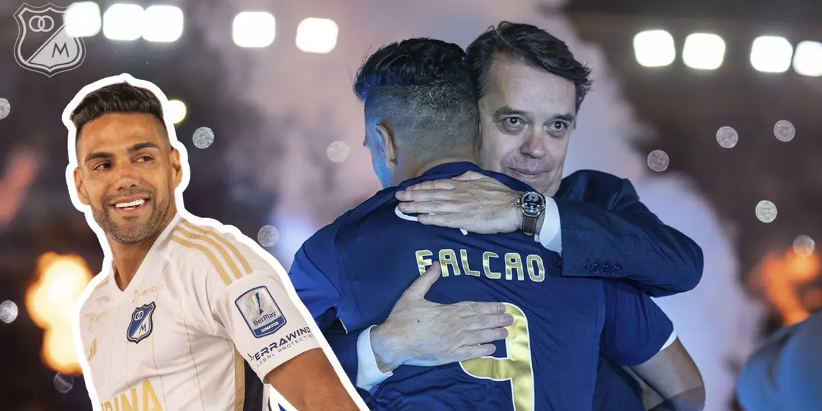 No ha debutado con Millonarios y la condición para que Falcao se quede por largo tiempo