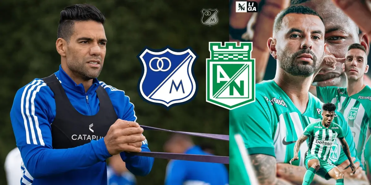 Foto: Millonarios FC Twitter / Atlético Nacional Twitter