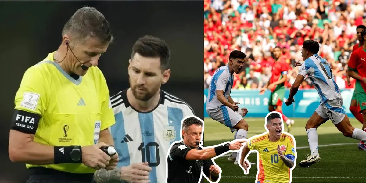 Hasta en la Sub 23, la decisión arbitral que salvó a Argentina en los Juegos Olímpicos