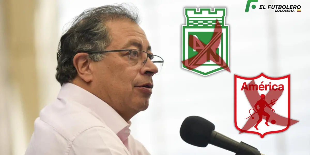 Ni Nacional ni América, este sería el equipo de Gustavo Petro