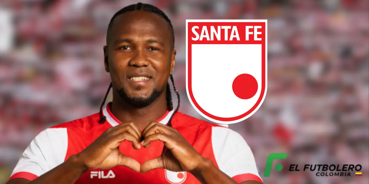 Hugo Rodallega. Foto: redes de Santa Fe.