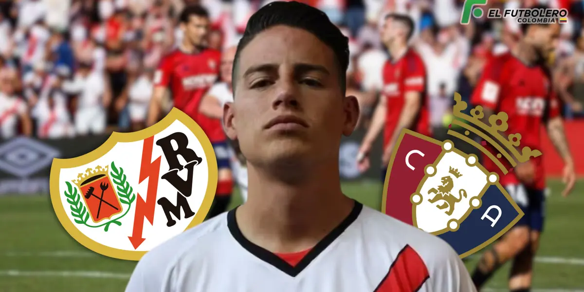 La gran noticia que recibe James Rodríguez a minutos del Rayo Vallecano vs Osasuna