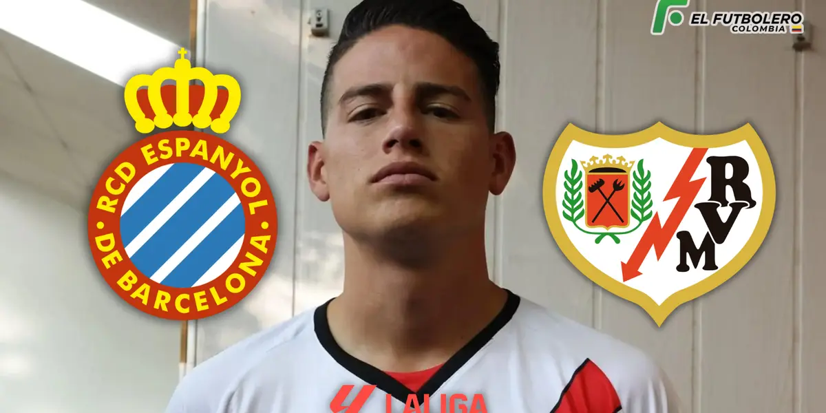 ¿Juega James? Hora, pronóstico y señal para ver Espanyol vs Rayo Vallecano