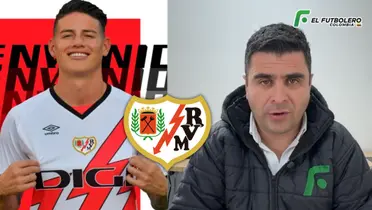 James Rodríguez Foto: Rayo Vallecano, Escudoteca PN y El Futbolero