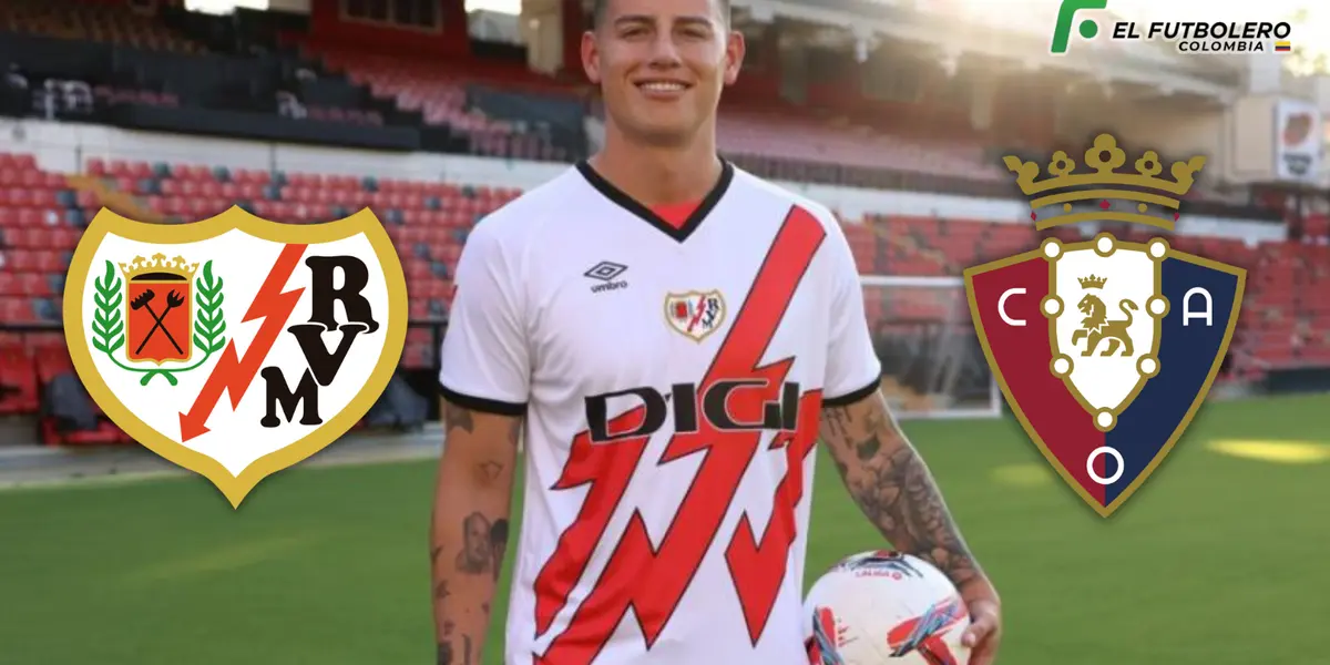 James Rodríguez Foto: Rayo Vallecano y Escudoteca PN