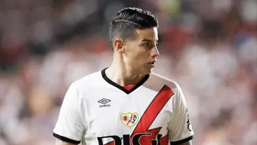 James Rodríguez. Foto: redes de Rayo Vallecano.