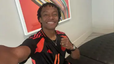 Juan Cuadrado. Foto: redes de Juan Cuadrado.