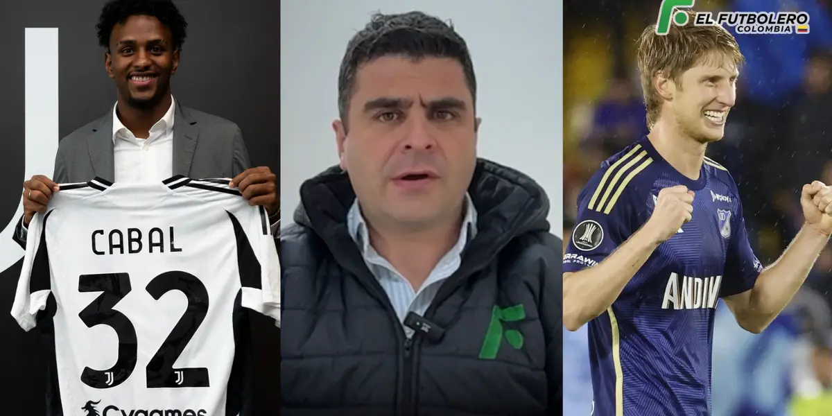 Juan David Cabal y Andrés Felipe Llinás Foto: El Futbolero, Forbes y Juventus