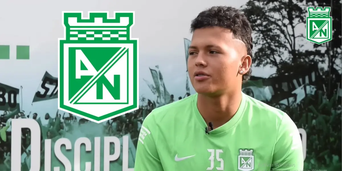 Juan Pablo Torres en una entrevista de Atlético Nacional