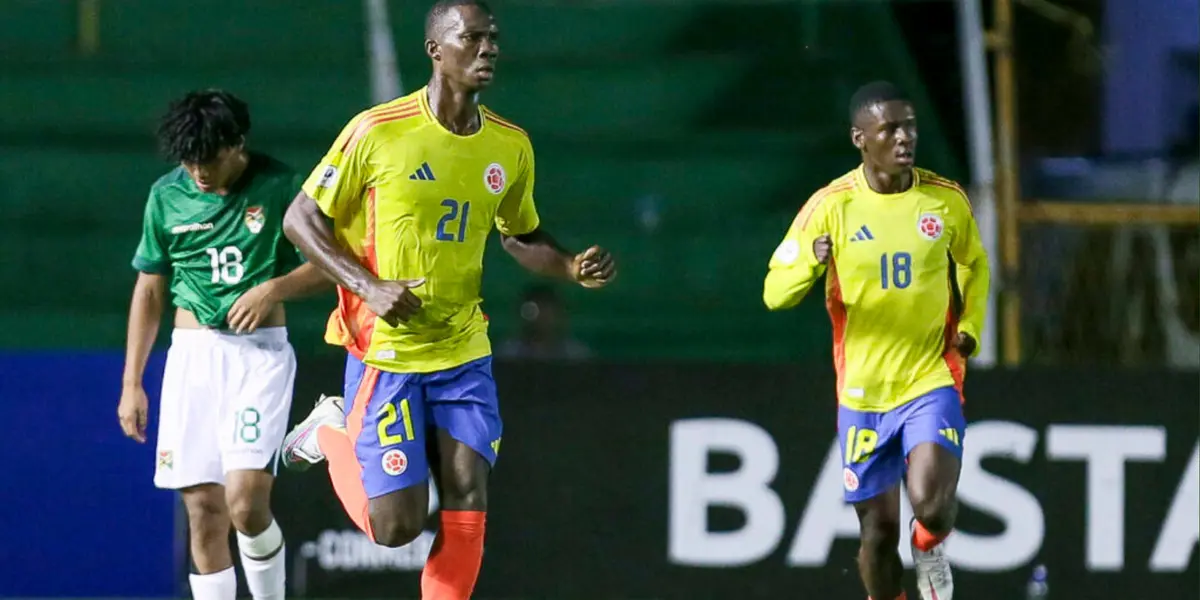 Jugadores de Colombia Sub-17. Foto: redes de FCF.