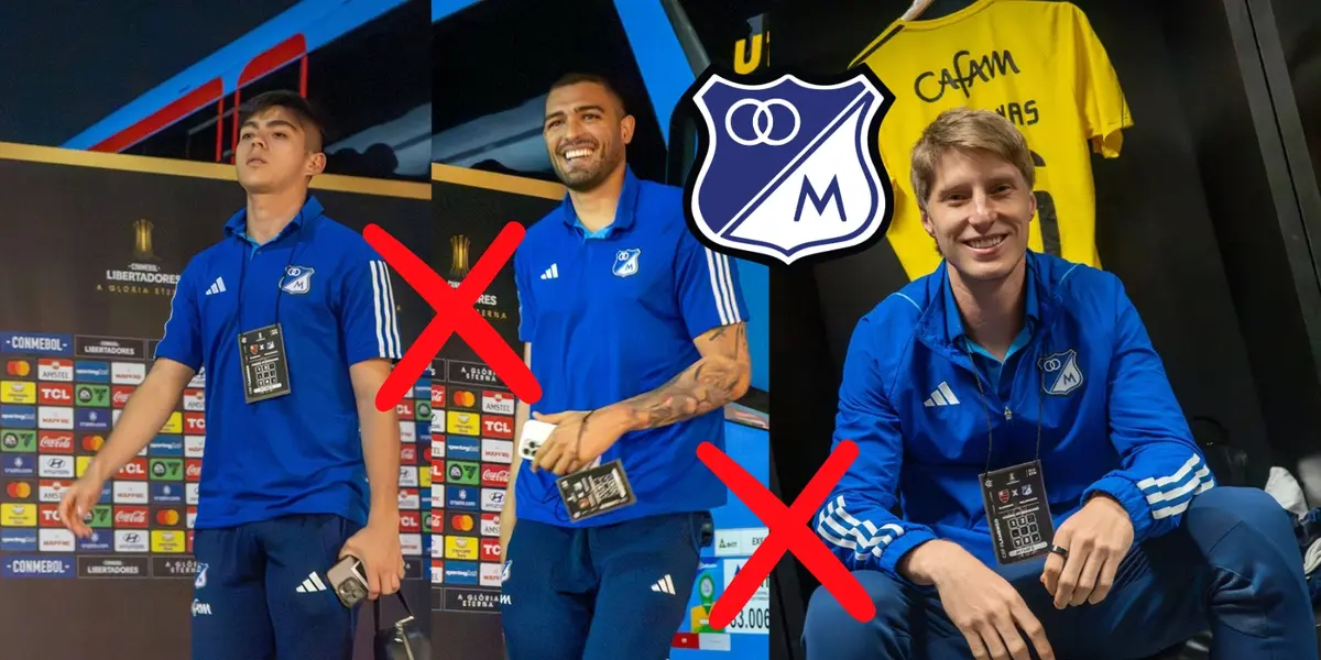 Jugadores de Millonarios FC en Brasil