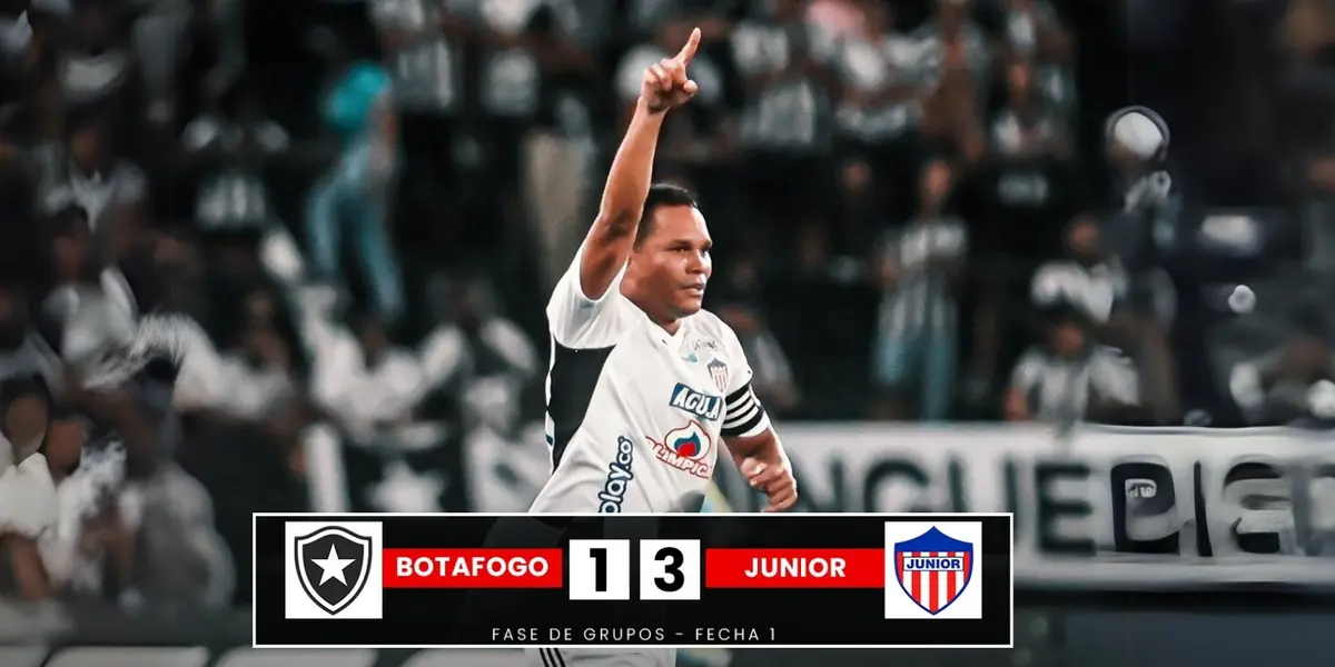   Junior FC jugó contra el Botafogo de Brasil. Foto tomada de Junior FC en Twitter. 