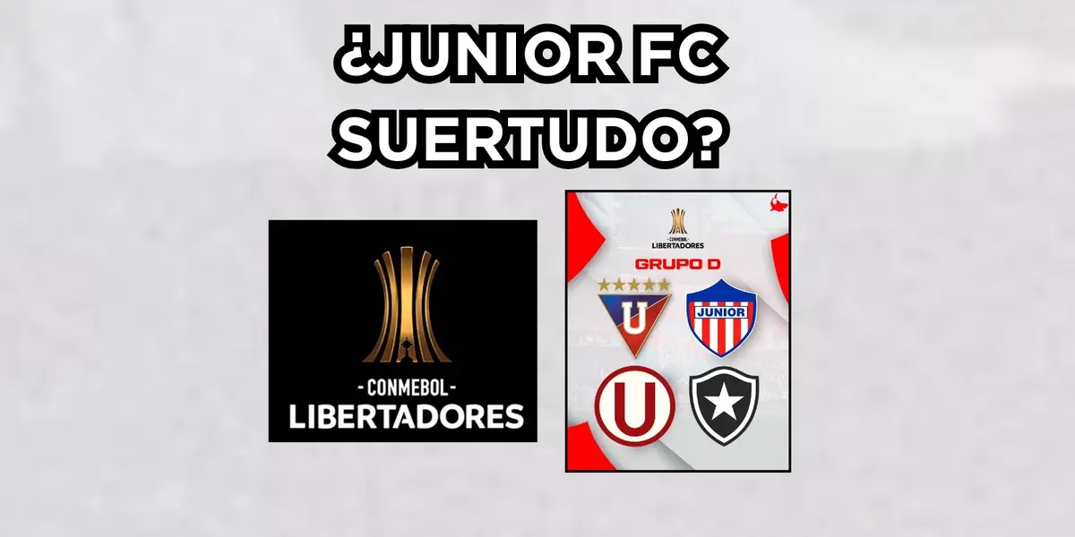 Junior FC ya sabe contra quienes van en Libertadores. Foto tomada de Junior FC en Twitter. 