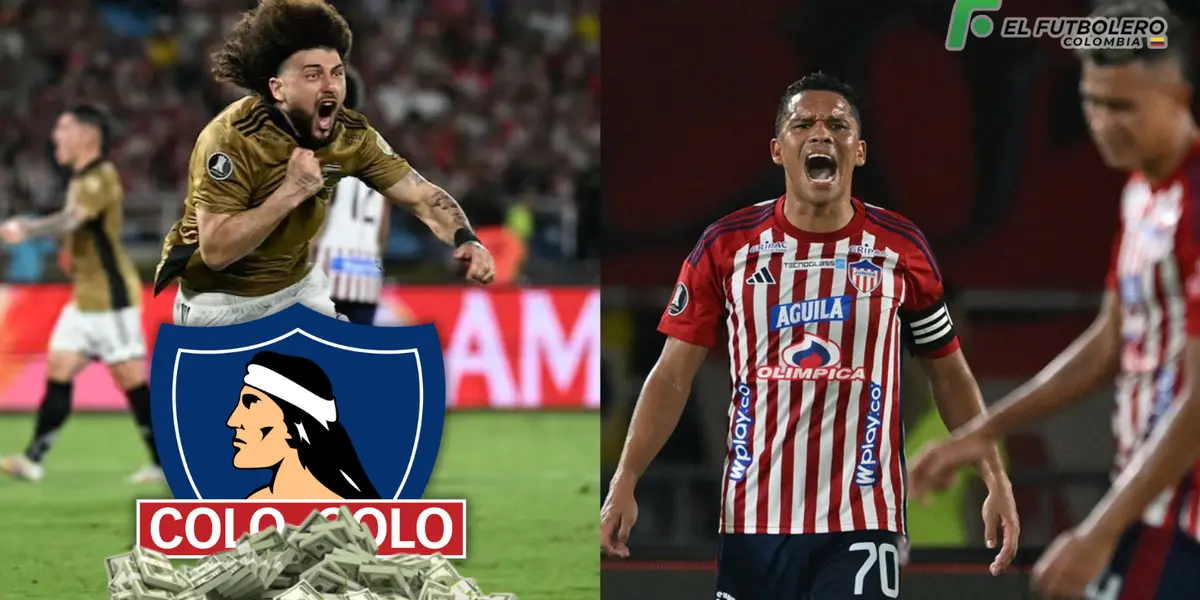 Junior vs Colo-Colo Foto: AFP, Diario Deportes, Pexels y Escudoteca PN