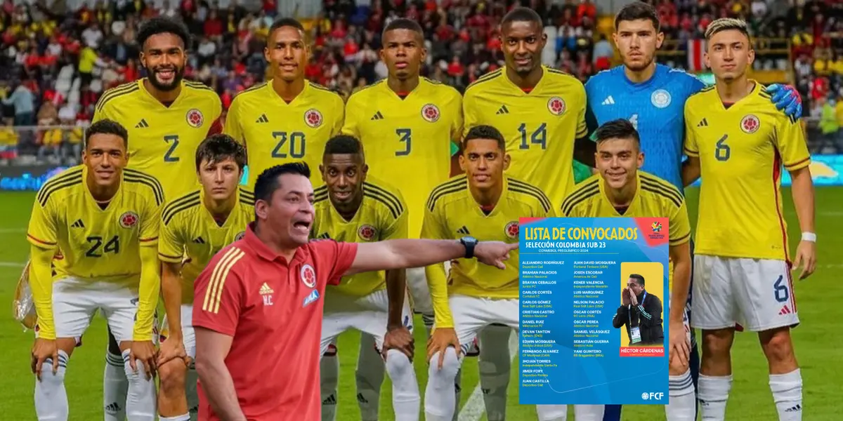 La lista de la Selección Colombia para el Preolímpico. 