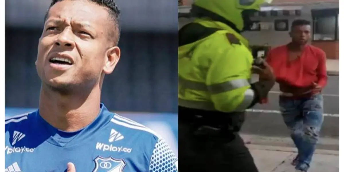 La madre del futbolista de Millonarios rompió el silencio tras la pelea que protagonizó su hijo.