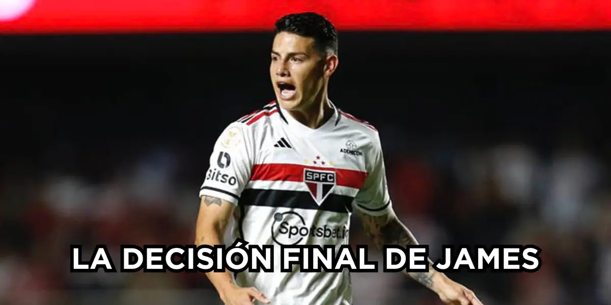 La nueva postura de James Rodríguez en Sao Paulo. FOTO: El Heraldo