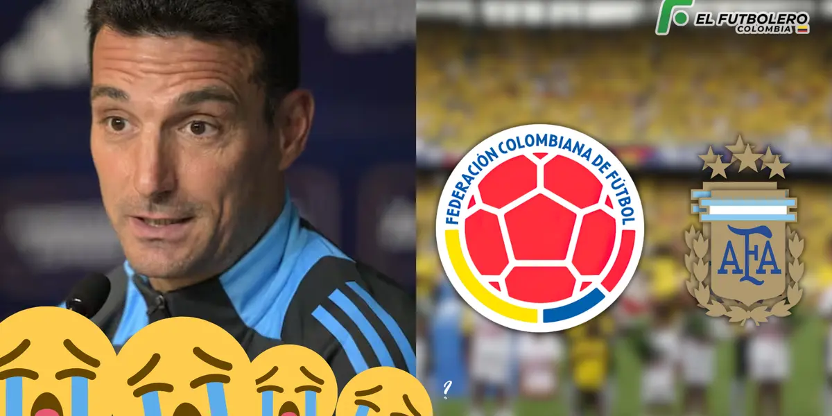 ¿Tan temprano y ya llorando? La nueva excusa de Scaloni previo al Colombia vs Argentina