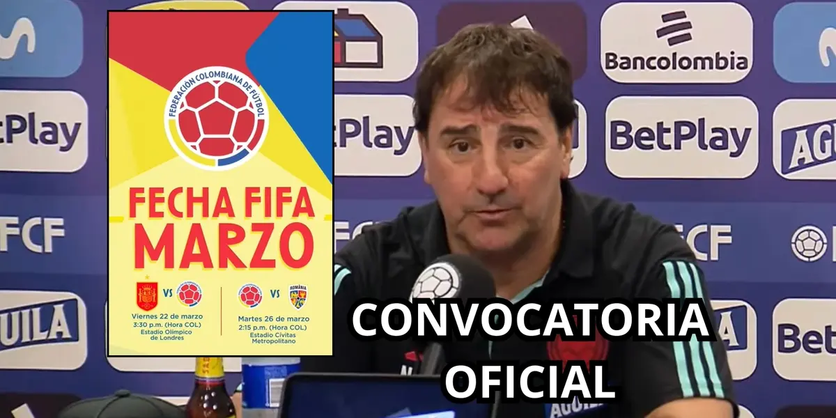  Lorenzo anunció a sus jugadores de confianza. Foto captura de pantalla rueda de prensa FCF en YouTube.