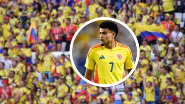 Luis Díaz es increpado por un hincha en la previa del Colombia vs. Chile