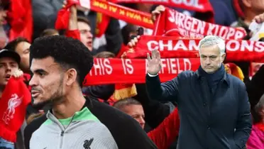 Luis Díaz y José Mourinho - Fotos: Irish Independent, TyC Sports, RCN