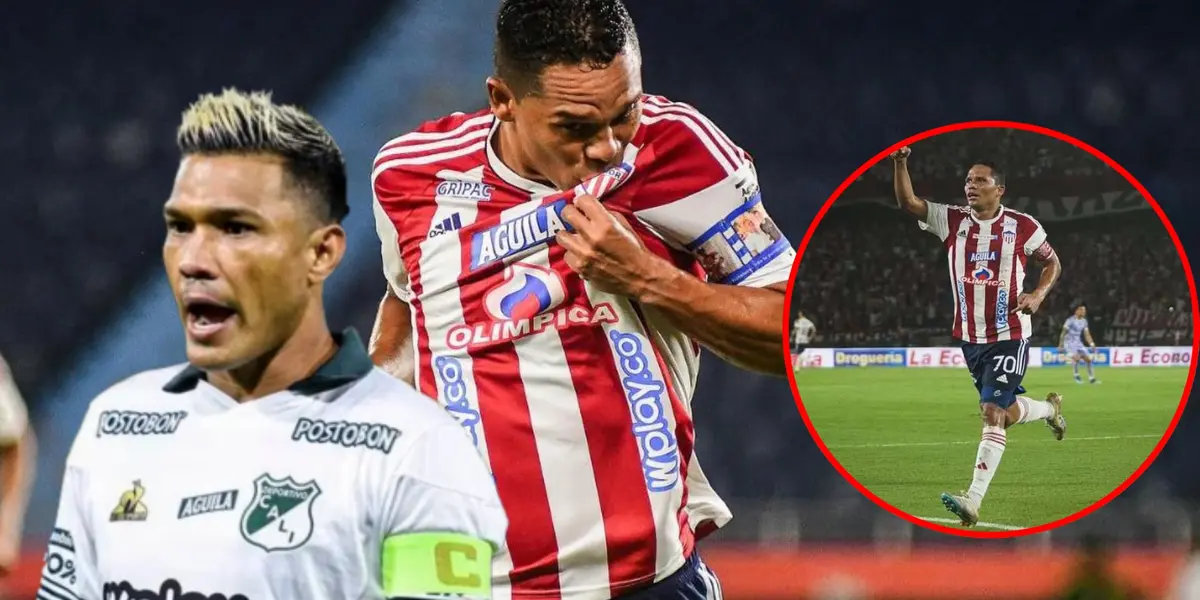 Mientras Teófilo va de salida, lo que hace Bacca demostrando  porque es goleador