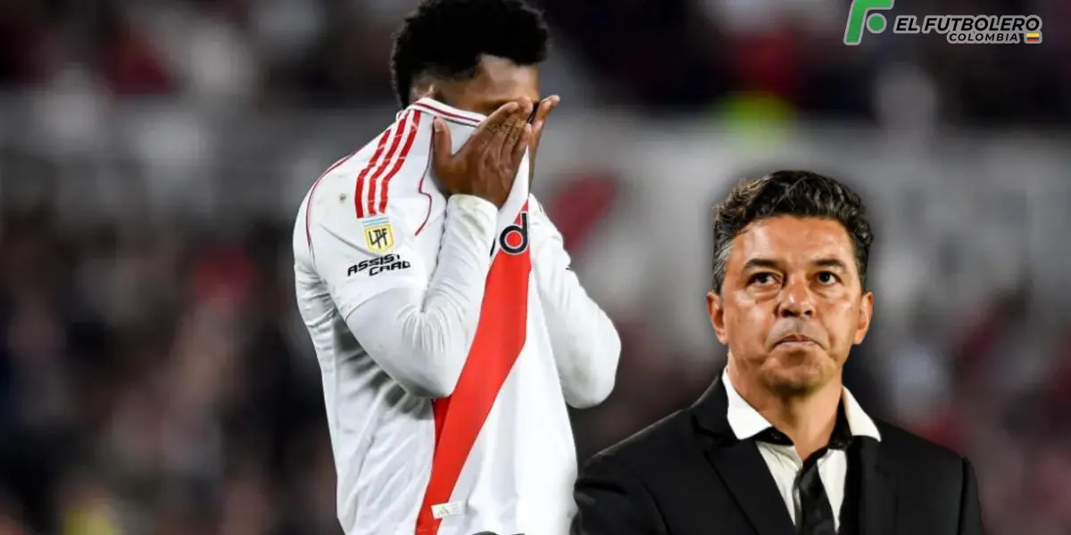  La rompió en River Plate y el inesperado reclamo de Marcelo Gallardo a Miguel ángel Borja