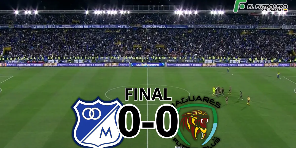 FINAL: Tres claves del insólito empate de Millonarios ante Jaguares que lucha por no descender 