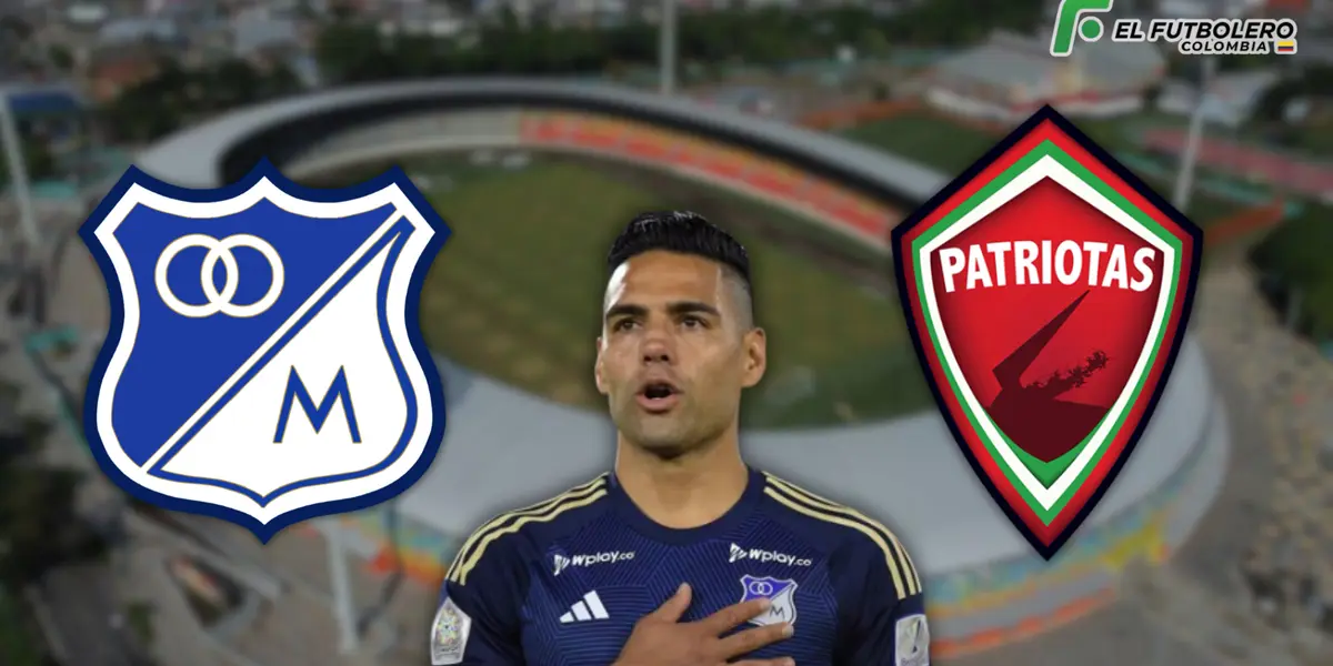 ¿Jugará Falcao? Hora, alineaciones y pronóstico de Millonarios vs Patriotas