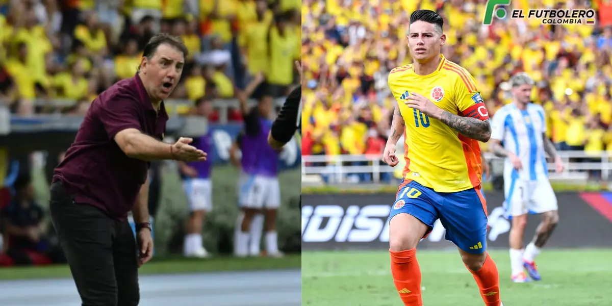 Luego de vencer a Argentina, la confesión de Néstor Lorenzo sobre James Rodríguez