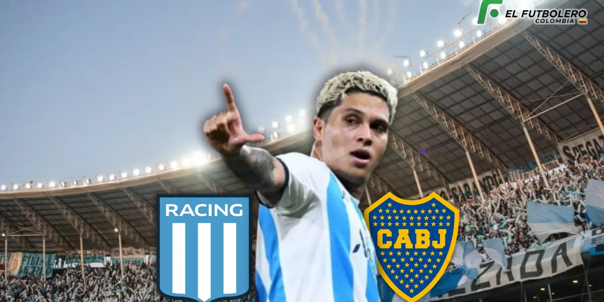 Racing vs Boca Juniors Foto: Olé, TyC Sports y Escudoteca PN